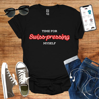 Swiss-pressing Myself T-Shirt - SwissFan Shop