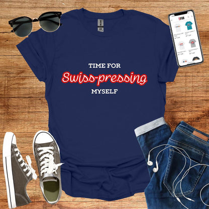 Swiss-pressing Myself T-Shirt - SwissFan Shop