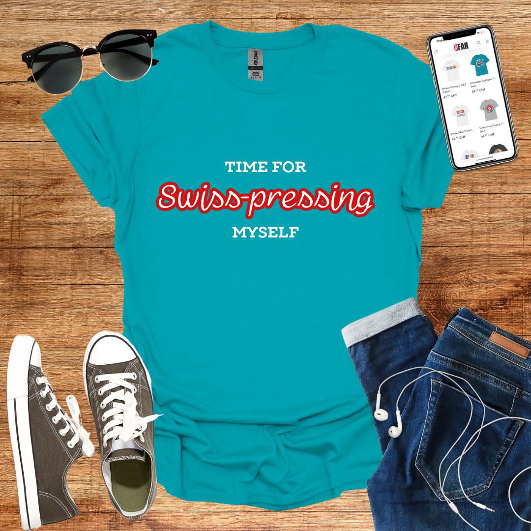 Swiss-pressing Myself T-Shirt - SwissFan Shop