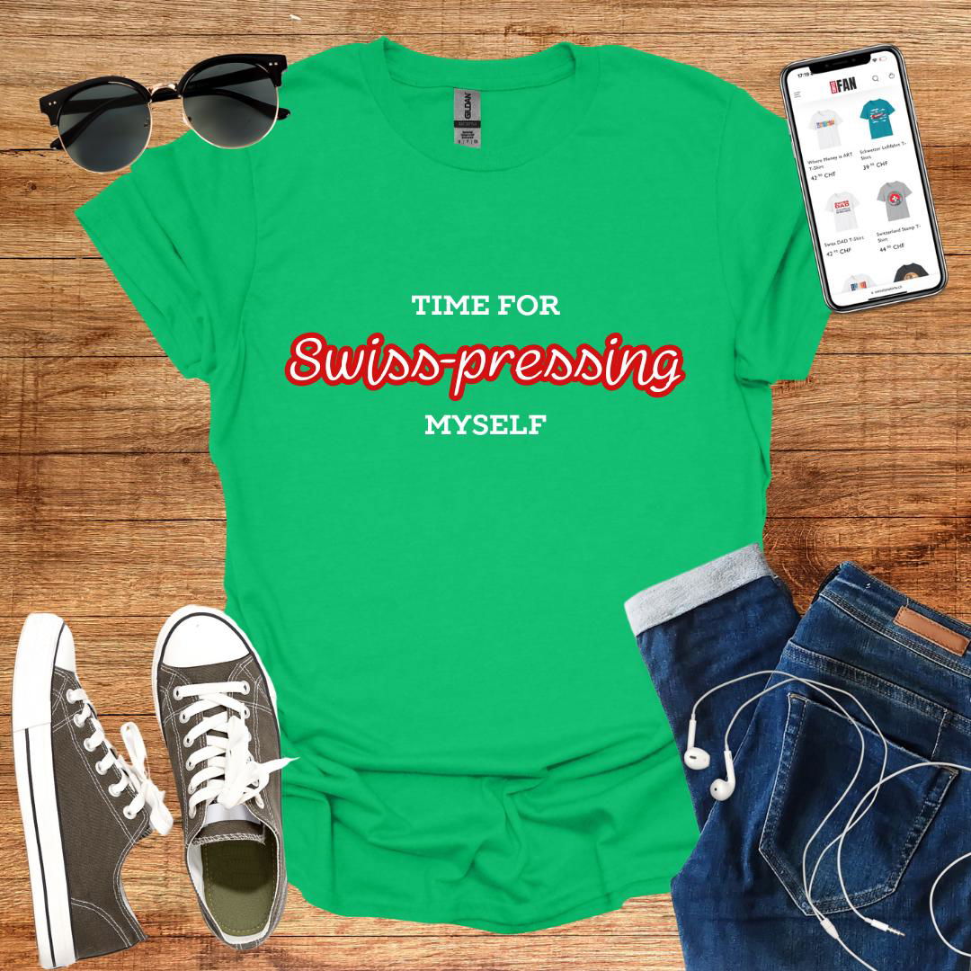 Swiss-pressing Myself T-Shirt - SwissFan Shop