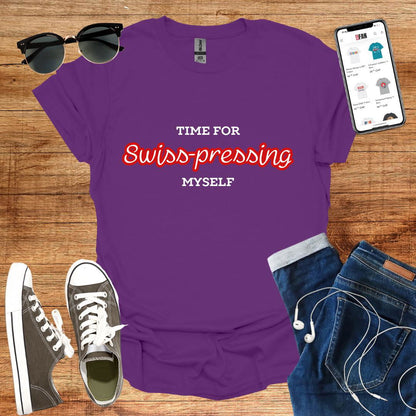 Swiss-pressing Myself T-Shirt - SwissFan Shop