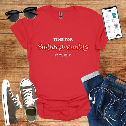 Swiss-pressing Myself T-Shirt - SwissFan Shop