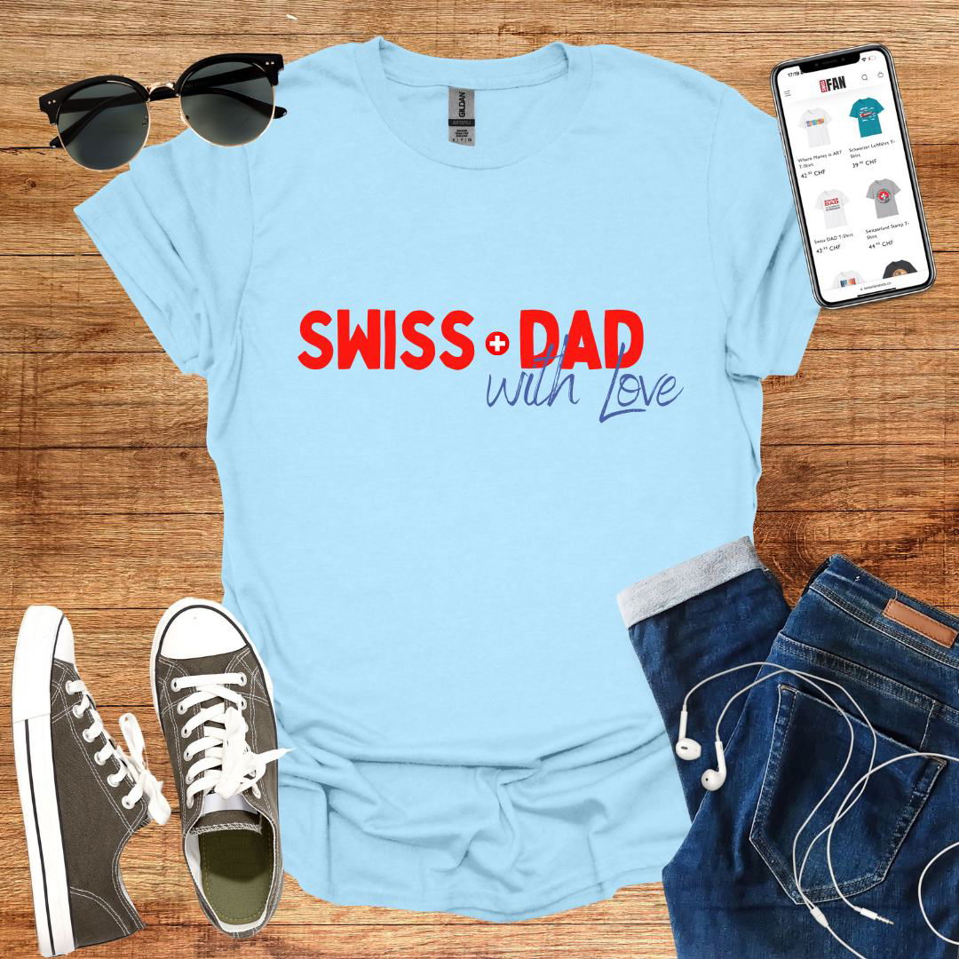 Swiss DAD | With LOVE T-shirt - SwissFan Shop