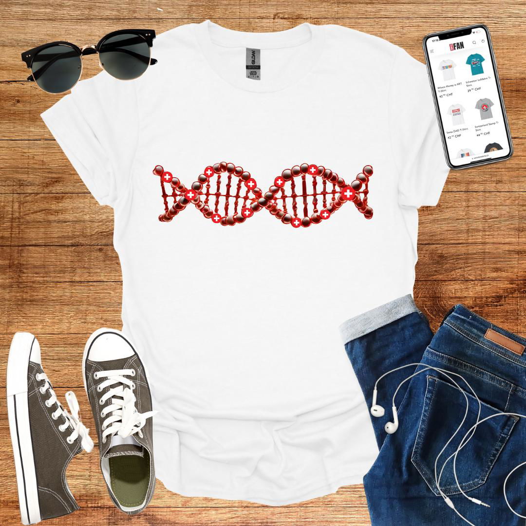 Swiss DNA T-Shirt - SwissFan Shop