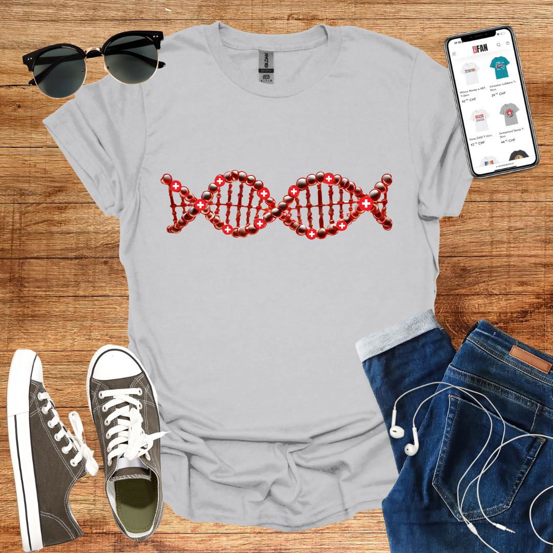 Swiss DNA T-Shirt - SwissFan Shop