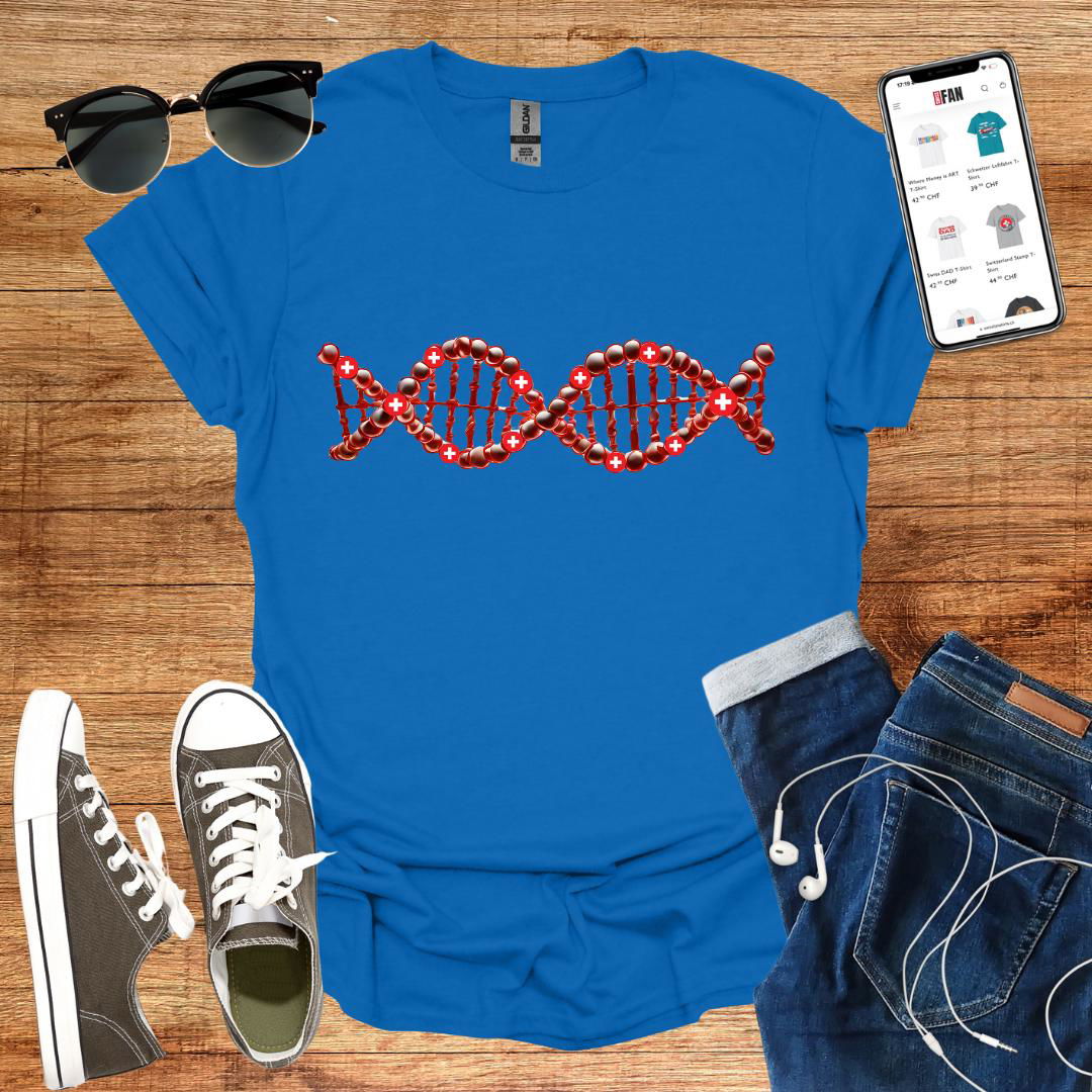 Swiss DNA T-Shirt - SwissFan Shop