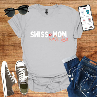 Swiss MOM | With LOVE T-shirt - SwissFan Shop