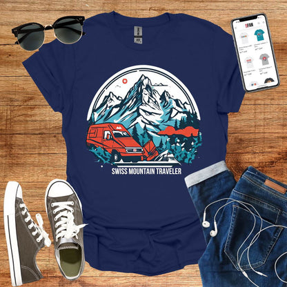 Swiss Mountain Traveler T-Shirt - SwissFan Shop