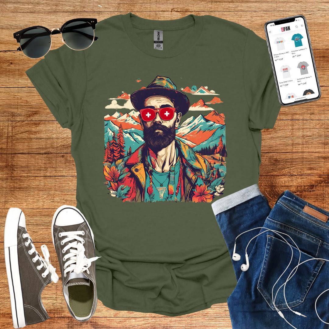 Swiss tinted glasses T-Shirt - SwissFan Shop