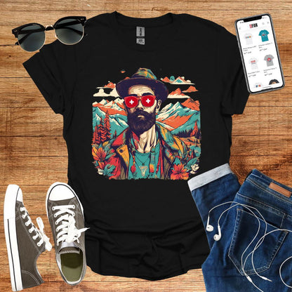 Swiss tinted glasses T-Shirt - SwissFan Shop