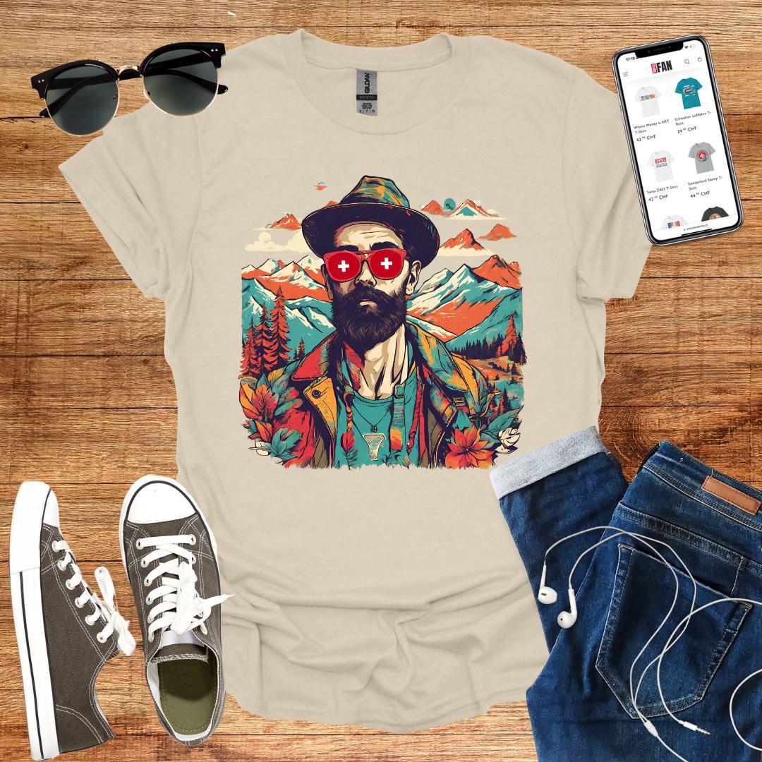 Swiss tinted glasses T-Shirt - SwissFan Shop