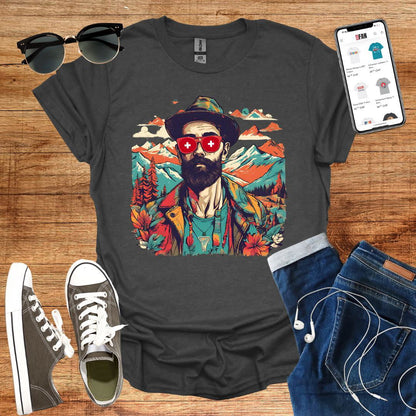 Swiss tinted glasses T-Shirt - SwissFan Shop