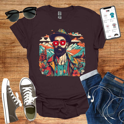 Swiss tinted glasses T-Shirt - SwissFan Shop