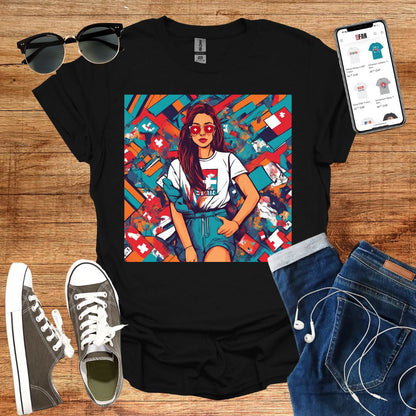 The Swiss Girl T-Shirt - SwissFan Shop