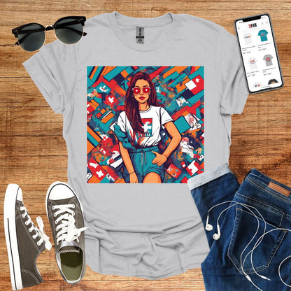 The Swiss Girl T-Shirt - SwissFan Shop