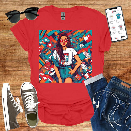 The Swiss Girl T-Shirt - SwissFan Shop