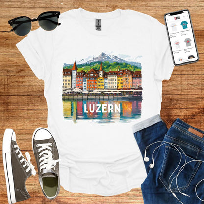 Vibrant Luzern T-Shirt - SwissFan Shop