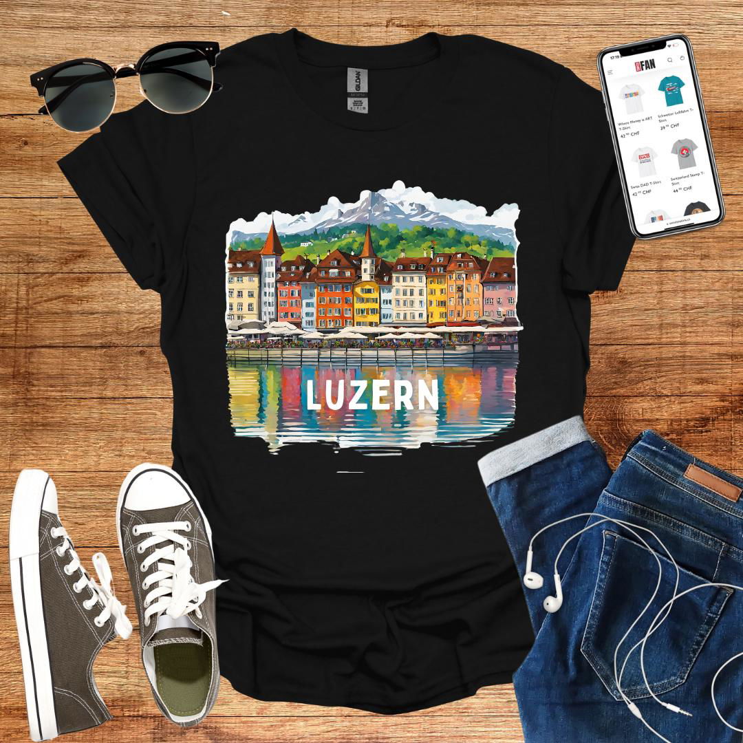 Vibrant Luzern T-Shirt - SwissFan Shop