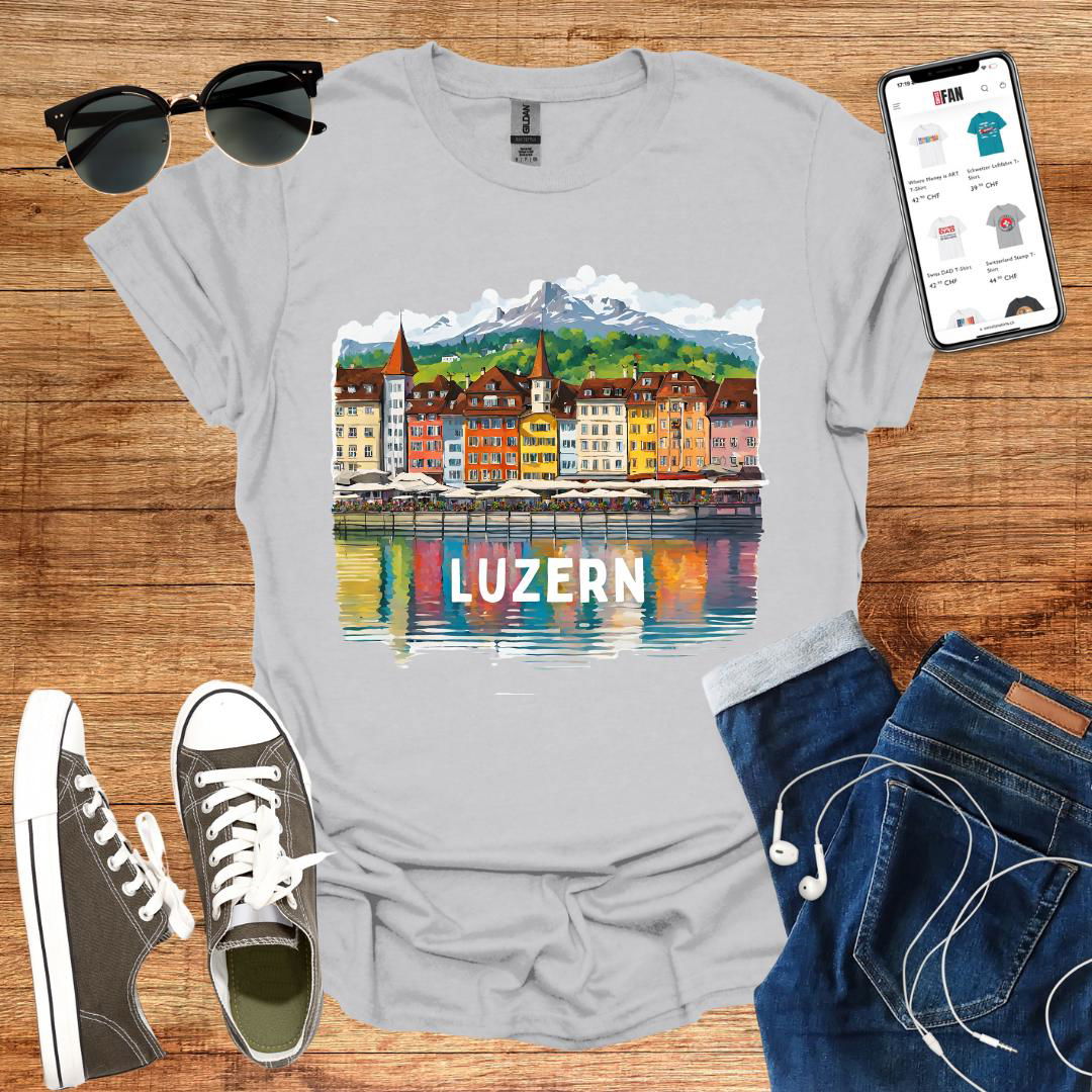 Vibrant Luzern T-Shirt - SwissFan Shop