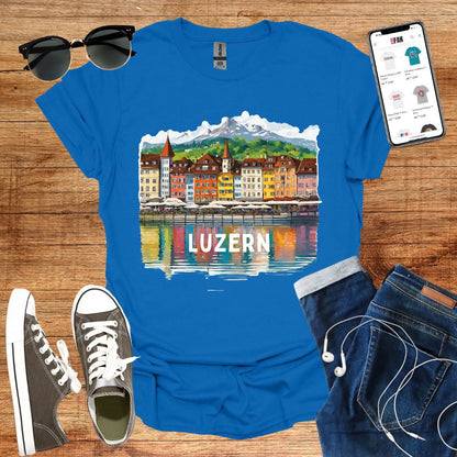 Vibrant Luzern T-Shirt - SwissFan Shop