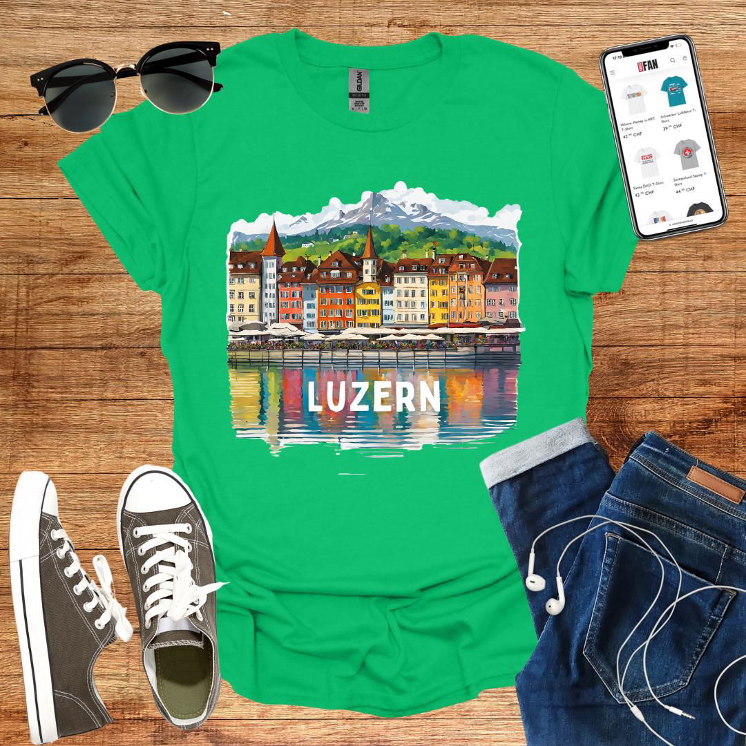 Vibrant Luzern T-Shirt - SwissFan Shop