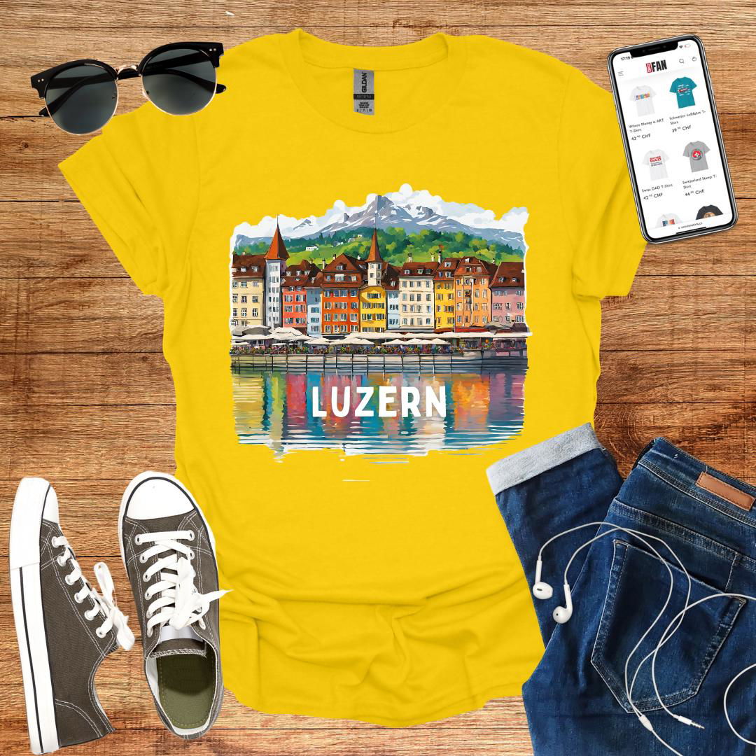 Vibrant Luzern T-Shirt - SwissFan Shop