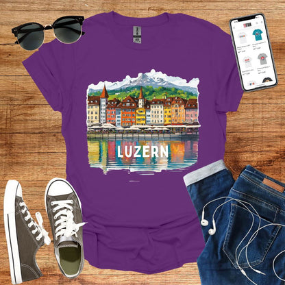 Vibrant Luzern T-Shirt - SwissFan Shop