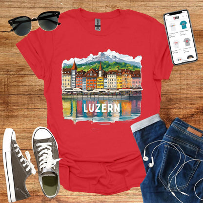 Vibrant Luzern T-Shirt - SwissFan Shop