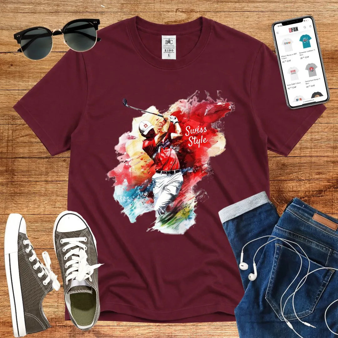 Golf - Swiss Style T-Shirt