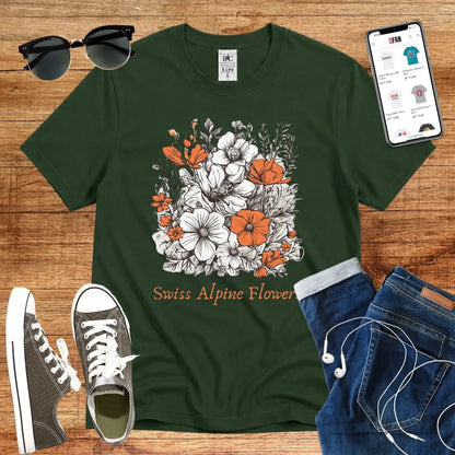 Swiss Alpine Flowers T-Shirt
