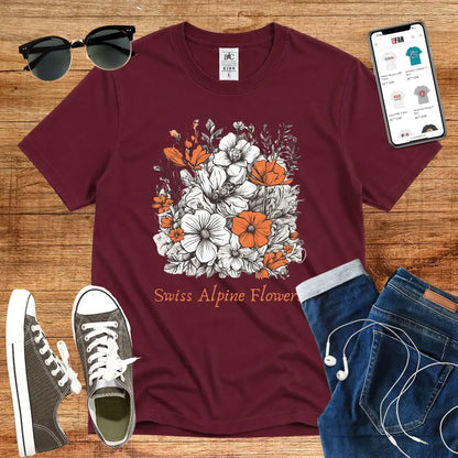 Swiss Alpine Flowers T-Shirt
