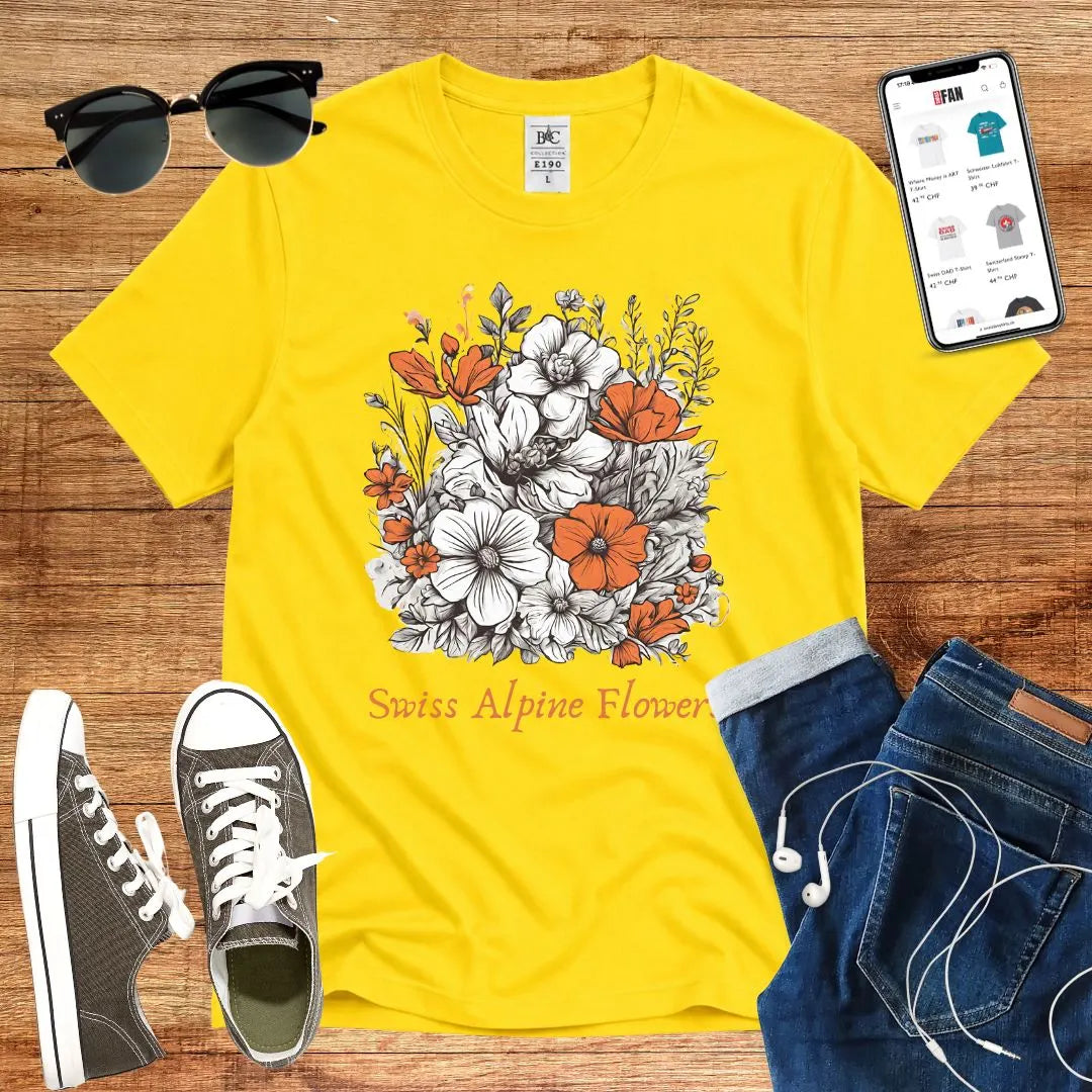 Swiss Alpine Flowers T-Shirt