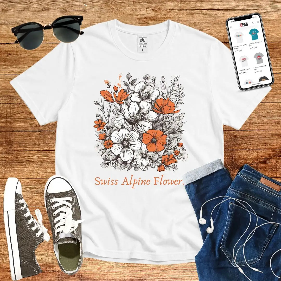 Swiss Alpine Flowers T-Shirt