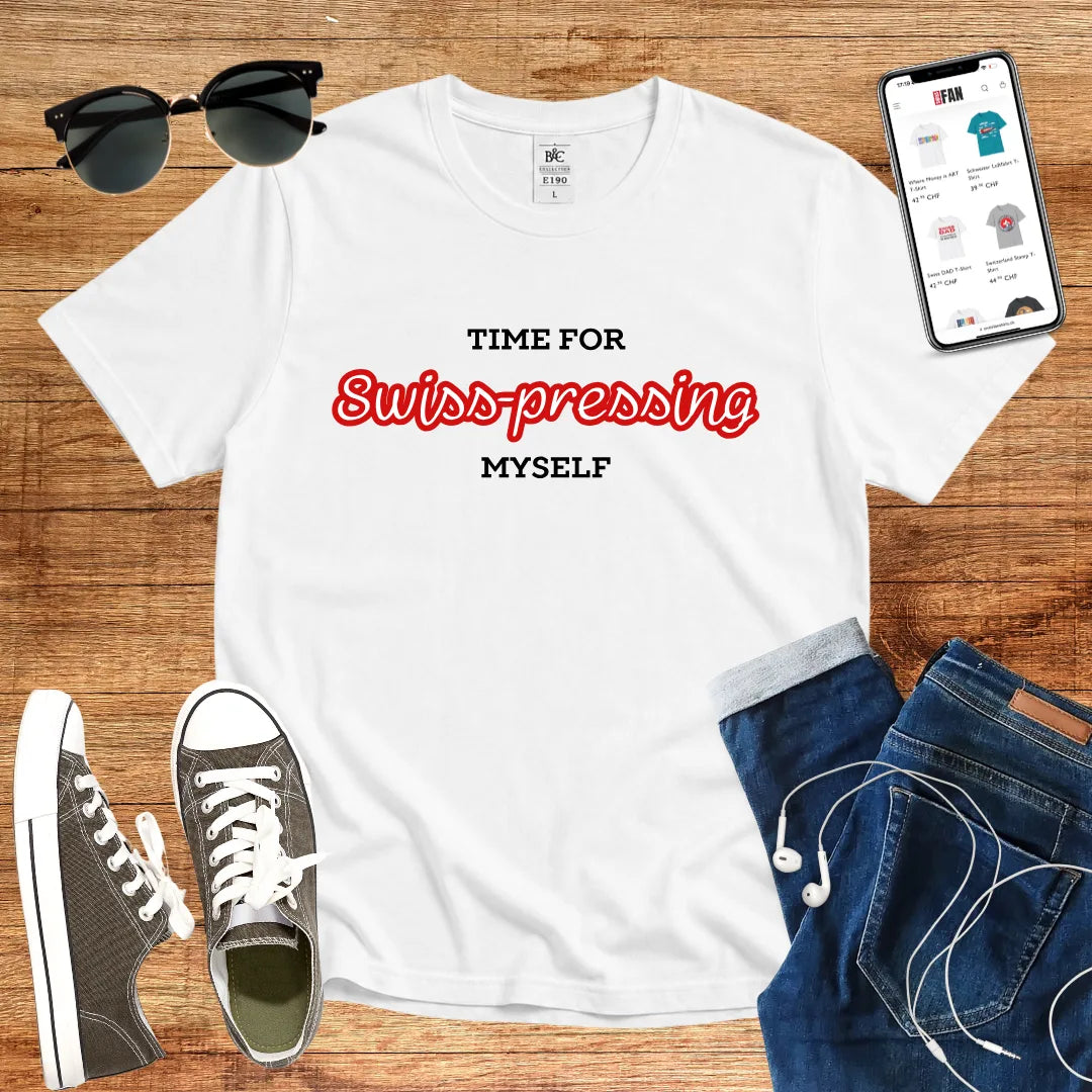 Swiss-pressing Myself T-Shirt