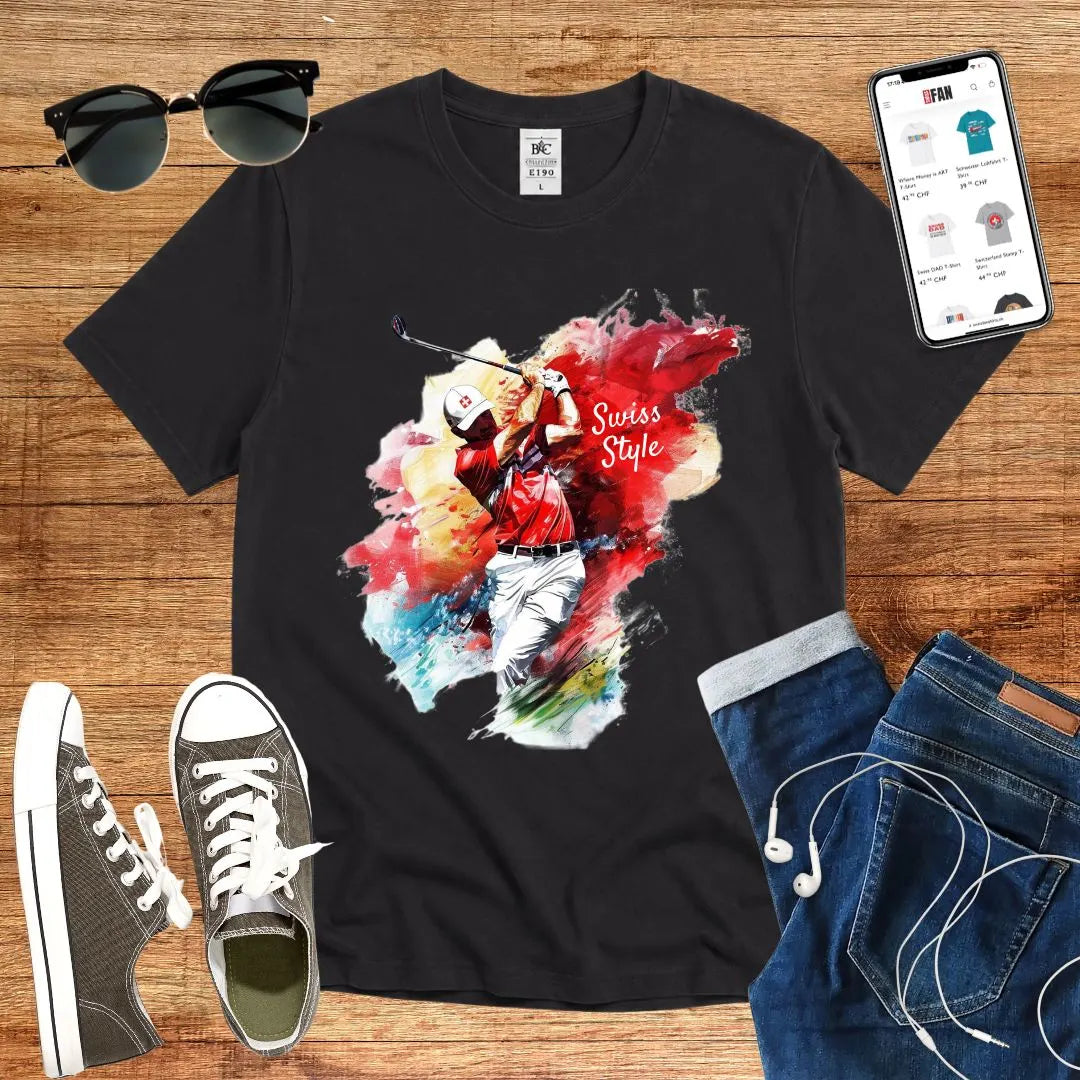 Golf - Swiss Style T-Shirt