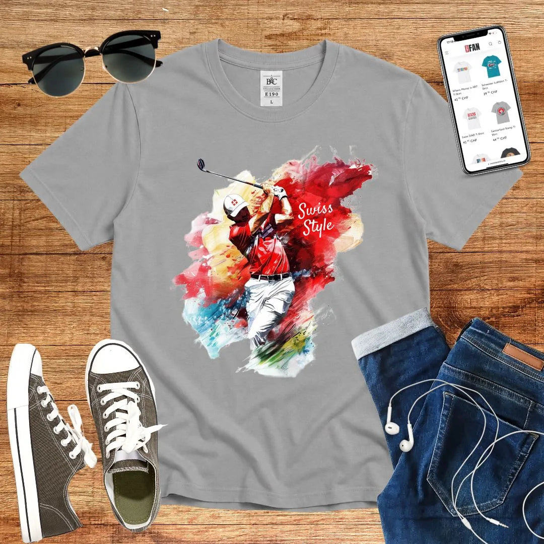 Golf - Swiss Style T-Shirt
