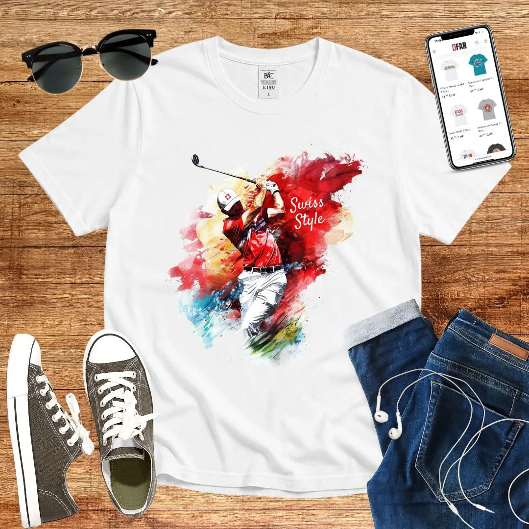 Golf - Swiss Style T-Shirt