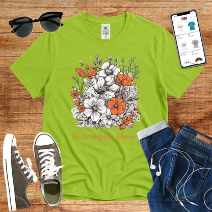Swiss Alpine Flowers T-Shirt