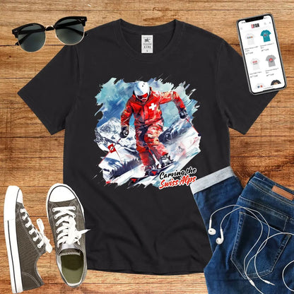 Carving the Swiss Alps T-Shirt