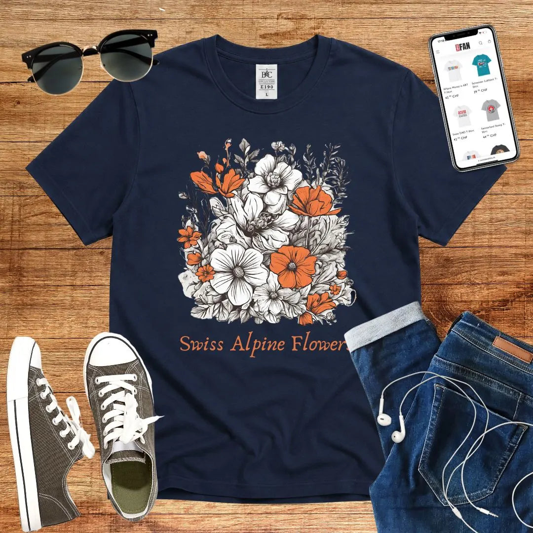 Swiss Alpine Flowers T-Shirt