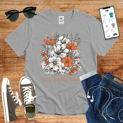 Swiss Alpine Flowers T-Shirt