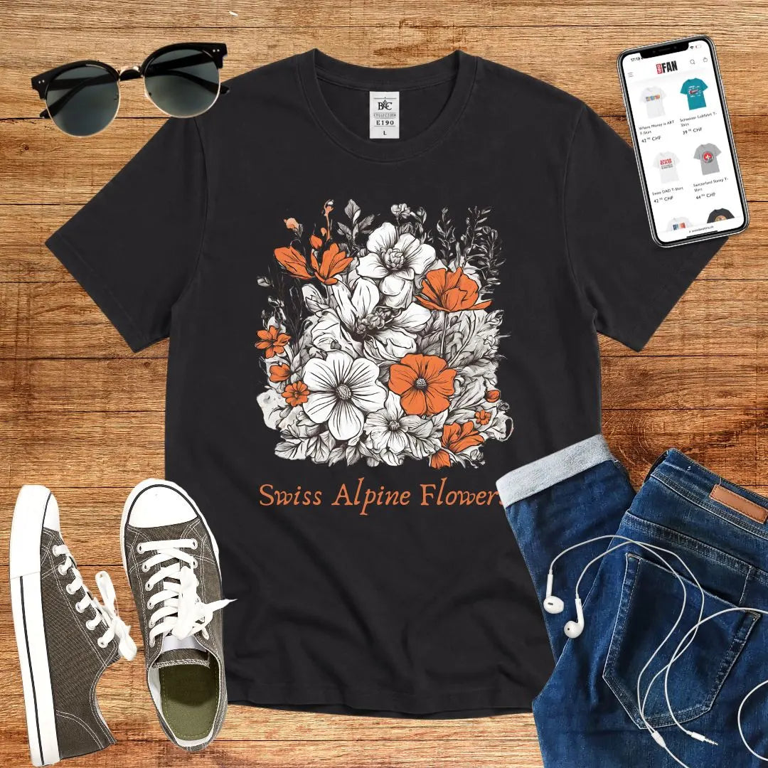 Swiss Alpine Flowers T-Shirt